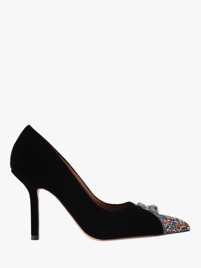 Туфли-лодочки на шпильке с застёжкой-молнией Kurt Geiger London, Black/Multi