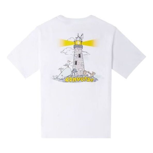 

Футболка lighthouse t-shirt 'white' Converse, белый