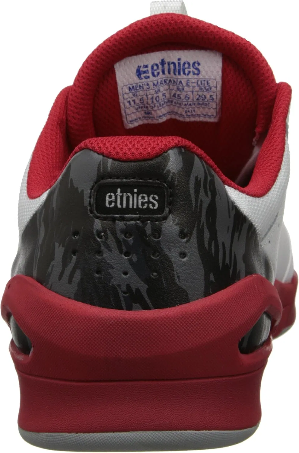 Мужские кроссовки для скейтборда Etnies Marana E-Lite, White Grey Red — фото 3