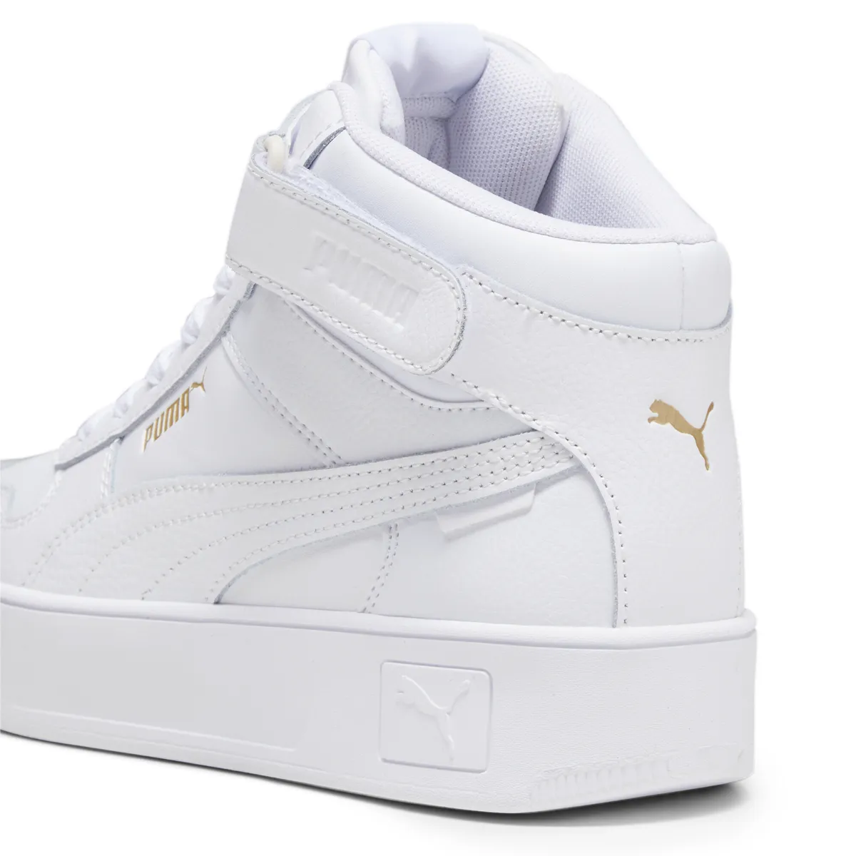 Кроссовки PUMA "Женские кроссовки Carina Street Mid", цвет White Gold — фото 4