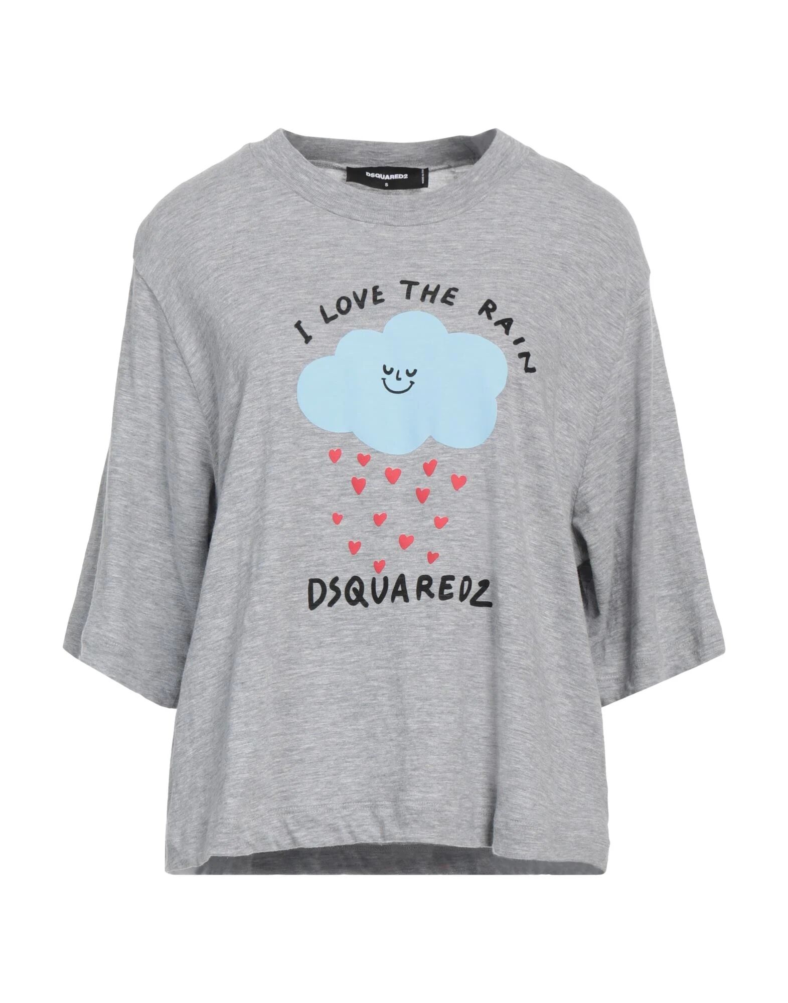

Футболка Dsquared2, светло-серый