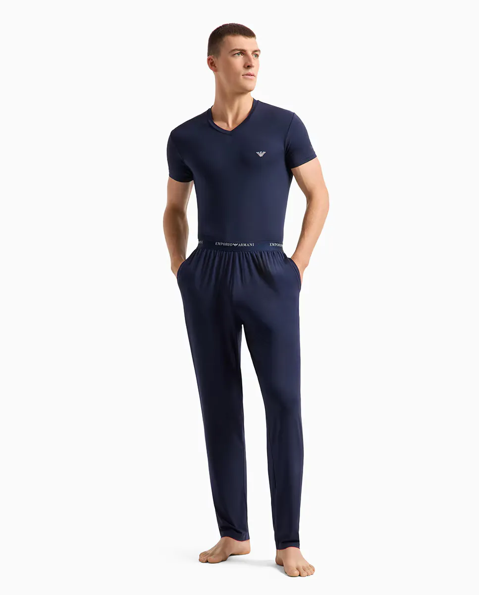

Брюки мужские, модальные, прямые Armani, темно-синий