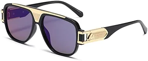 

Винтажные солнцезащитные очки 2027 года для женщин, модные мужские классические ретро-очки, большие очки в оправе, защита от УФ-излучения UV400 MTZJH, C6