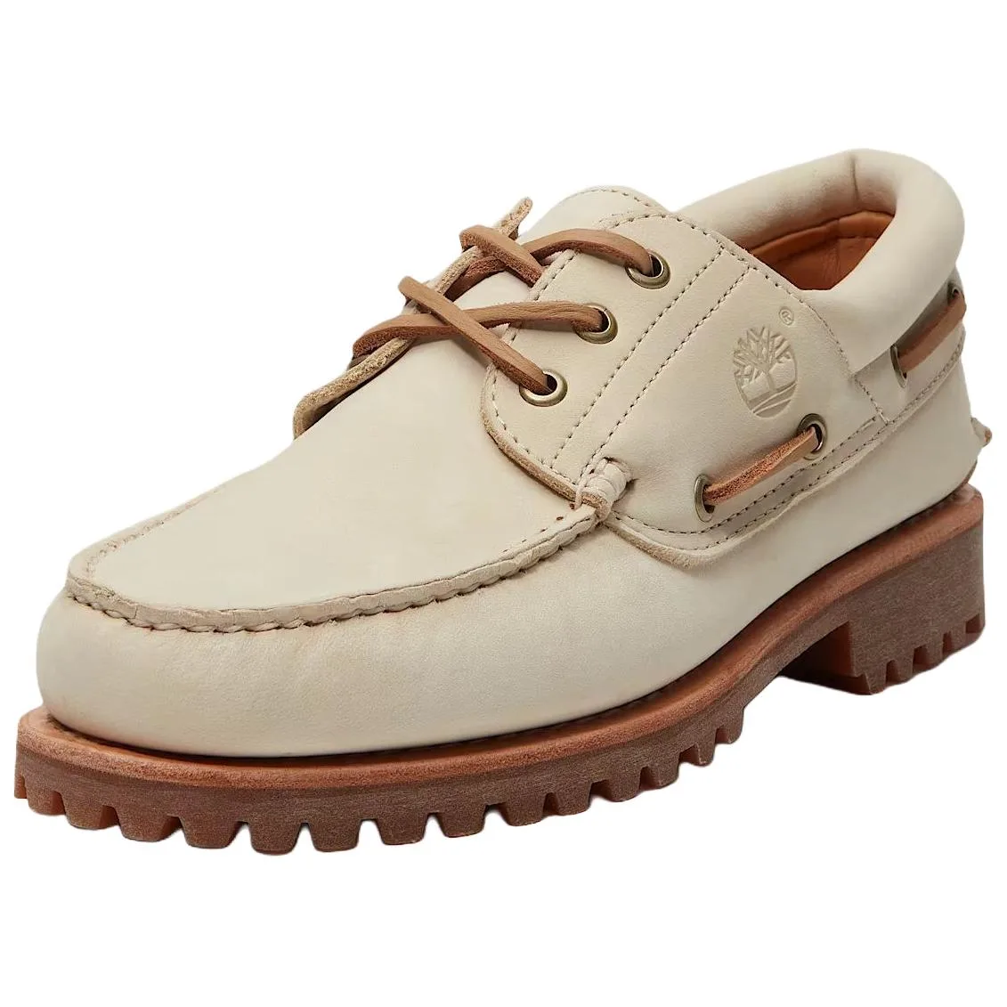 Timberland Ботинки лодочники мужские beige — фото 4