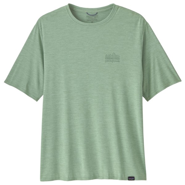 

Футболка с принтом Cap cool на каждый день - функциональная рубашка Patagonia, Strataspire: Ellwood Green X-Dye