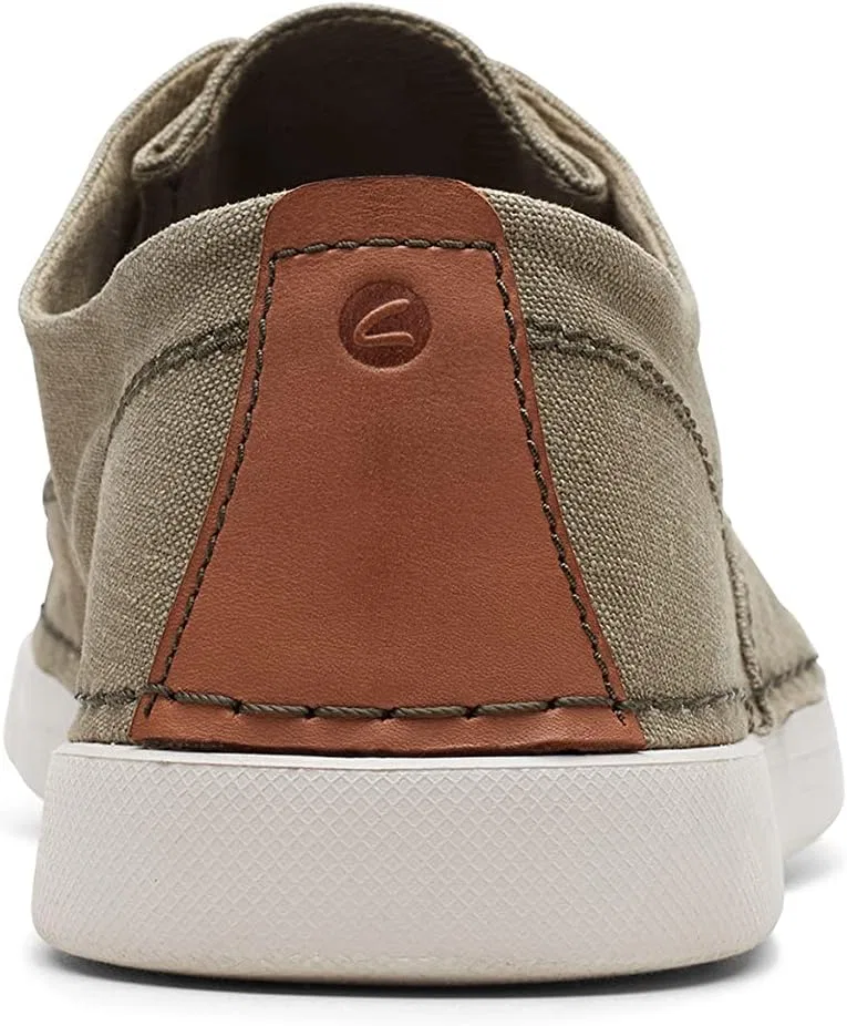 Мужские кроссовки Clarks Gereld Tie Trainers, Olive Green — фото 3