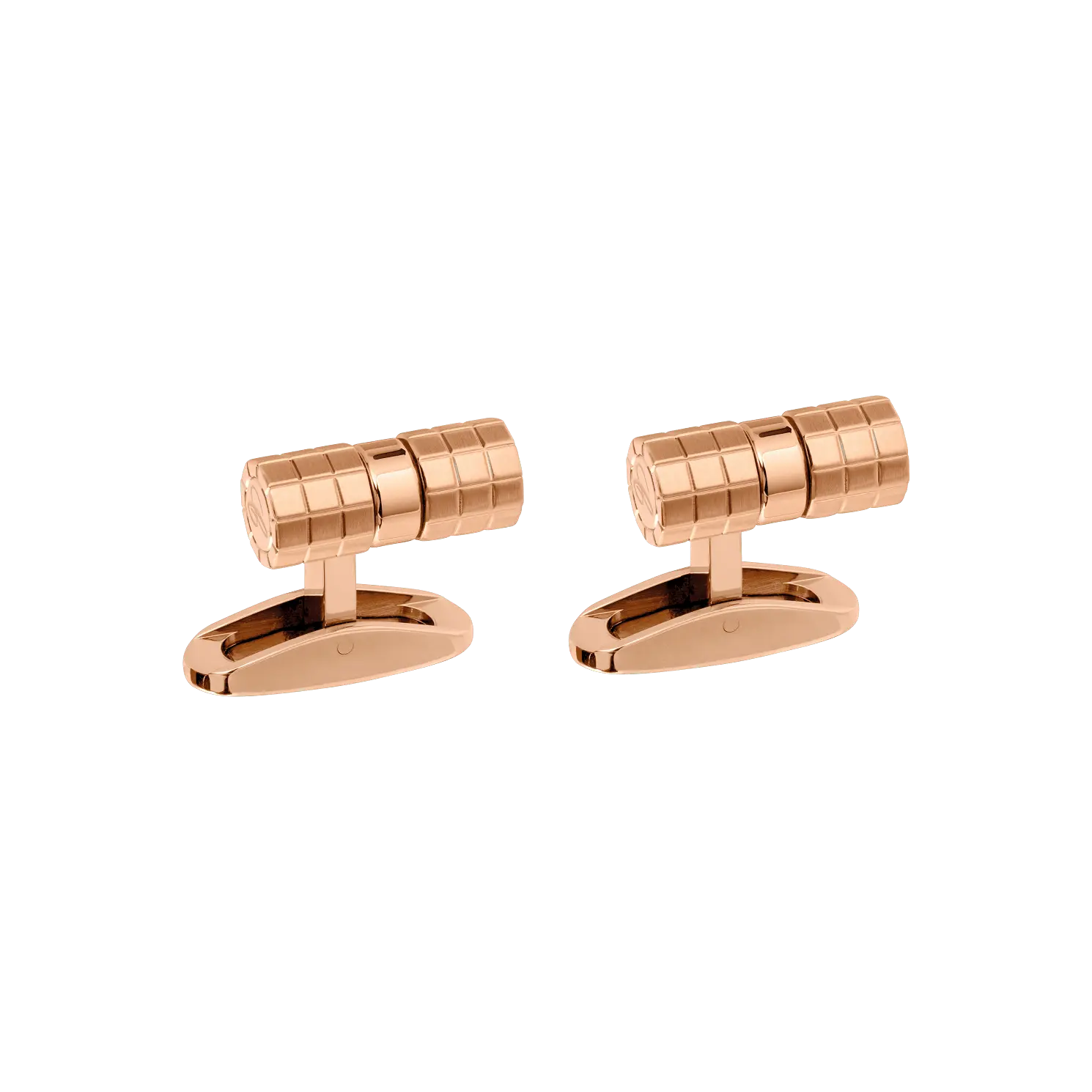 

Запонки Chopard Ice Cube Cylindrical Cufflinks - Матовый металл цвета розового золота