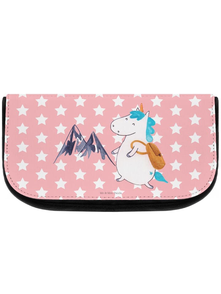

Косметичка Mr & Mrs Panda Einhorn Bergsteiger ohne Spruch, цвет rot pastell