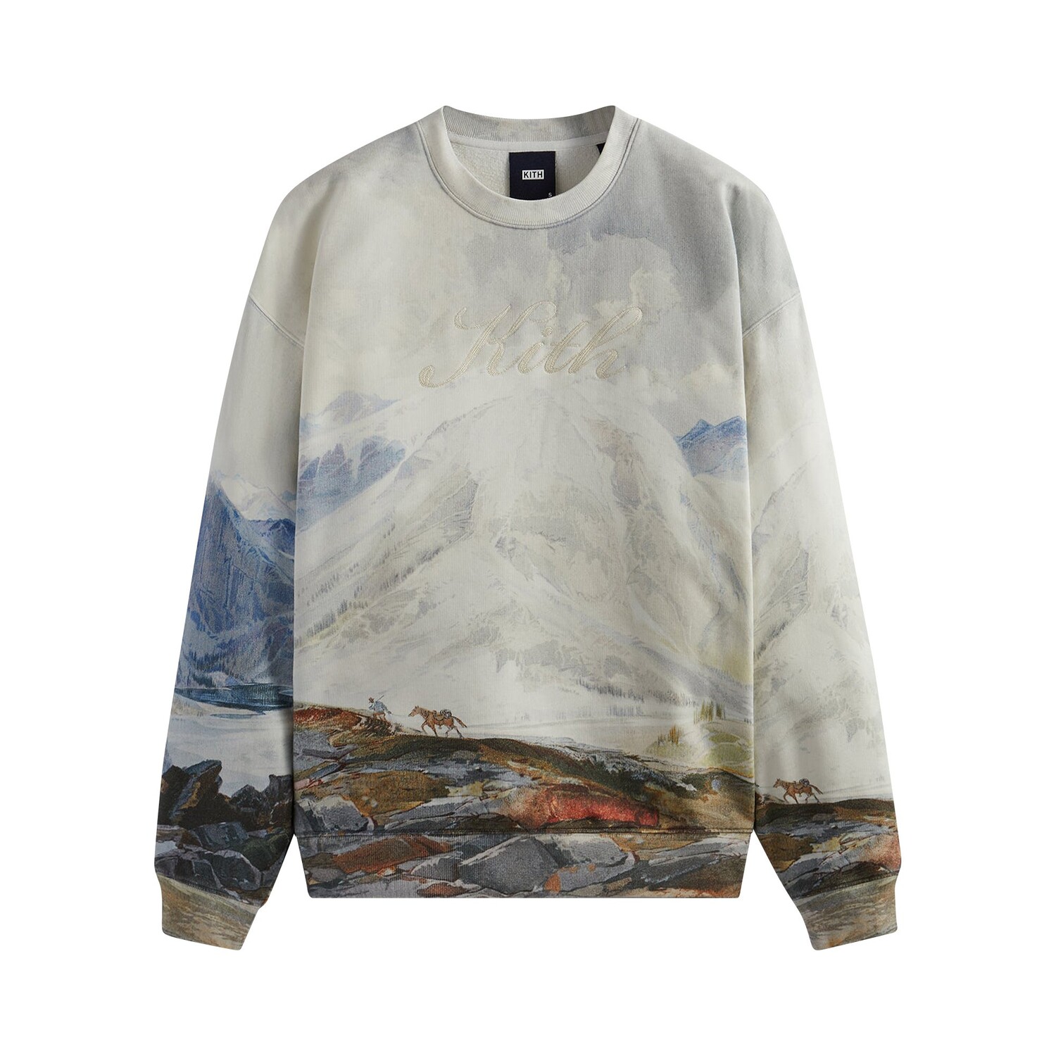 

Кит Пик Нельсон Crewneck Мел
