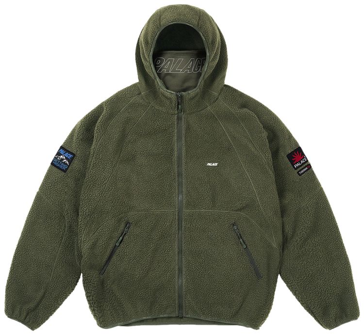 

Куртка Palace Getting Higher Therma Fleece Jacket цвета «Глубокий зеленый»