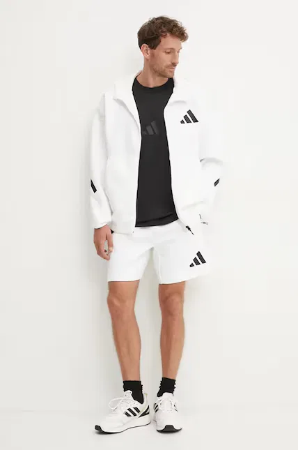 Олимпийка с капюшоном Z.N.E. Adidas, белый — фото 2