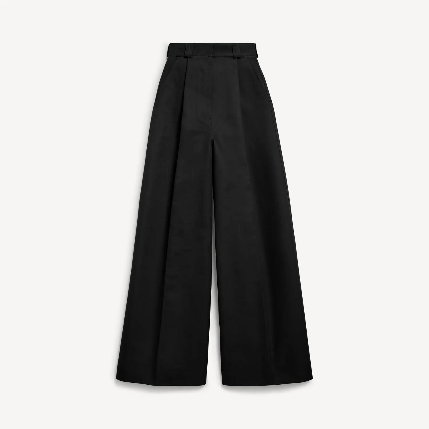 BALENCIAGA Женские брюки с высокой талией черного цвета