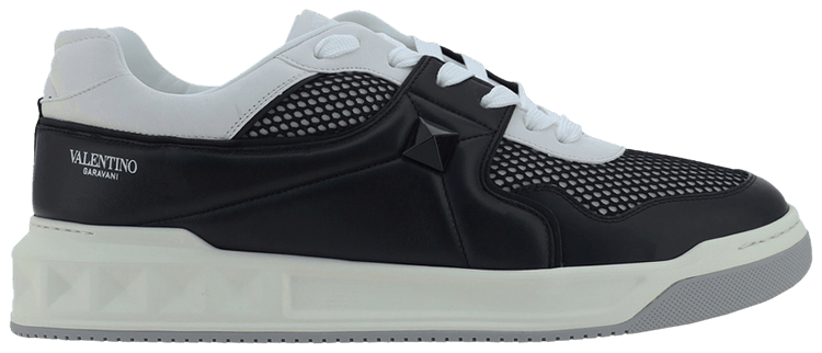 

Кроссовки Valentino One Stud Low 'Black White', черный