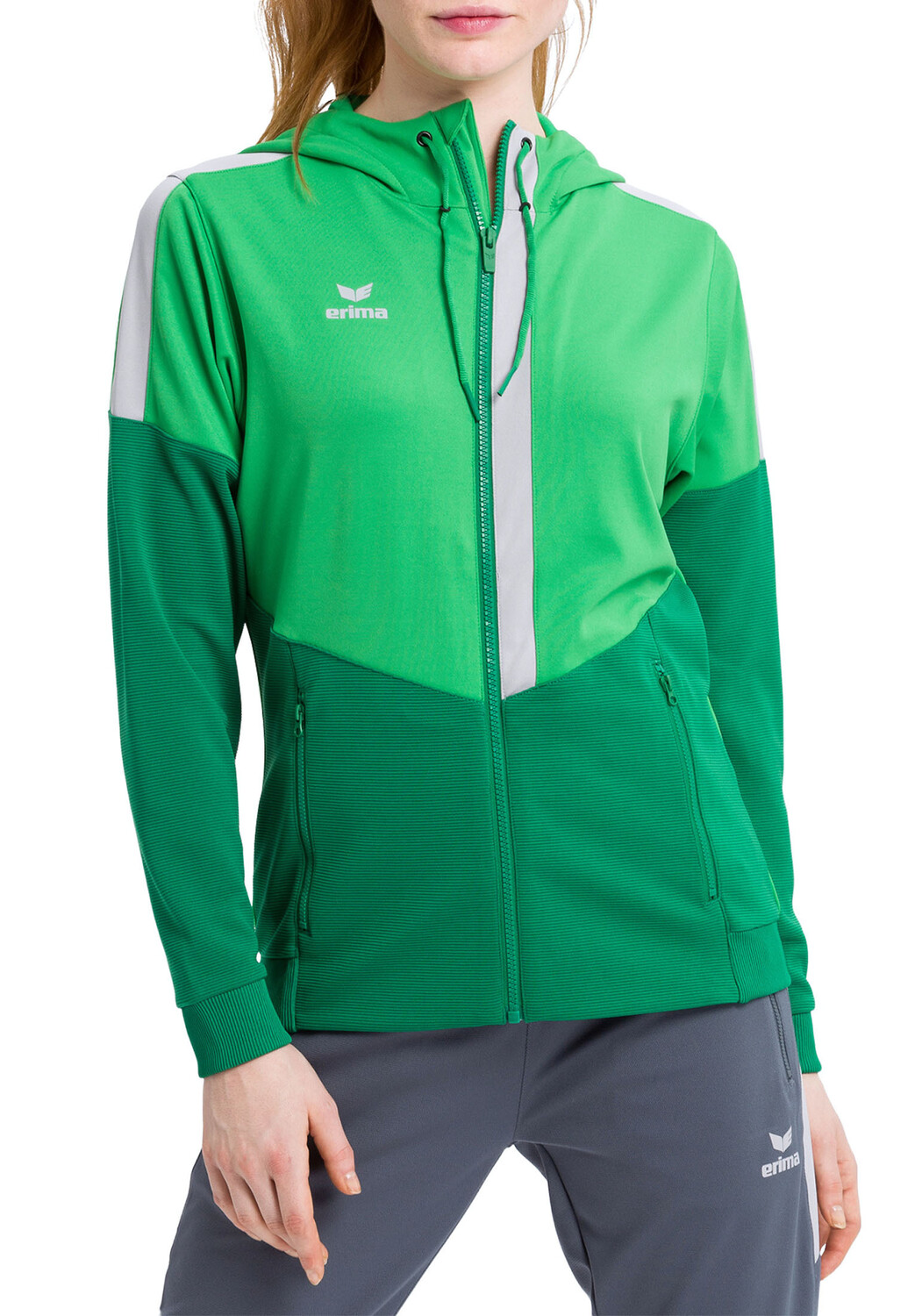 

Спортивная куртка erima Squad, цвет fern green/smaragd/silver grey