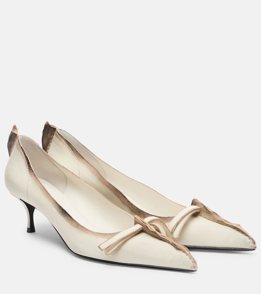 Кожаные лоферы Prada, Talco