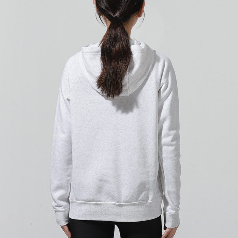 Худи (WMNS) AS W Nike Sportswear ESSNTL FLC GX Hoodie BIRCH HEATHER — фото 4
