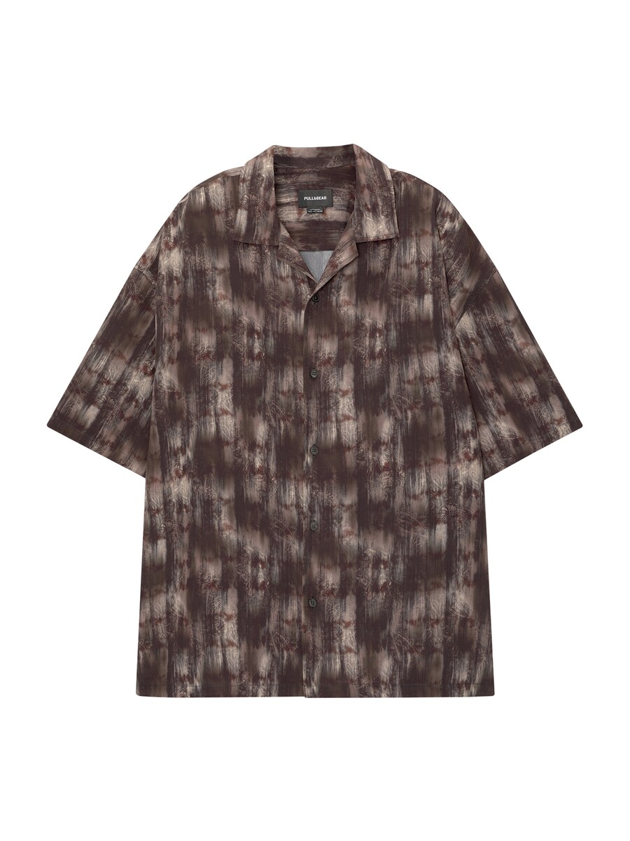 

Удобная рубашка на пуговицах Pull&Bear, цвет Grenadine