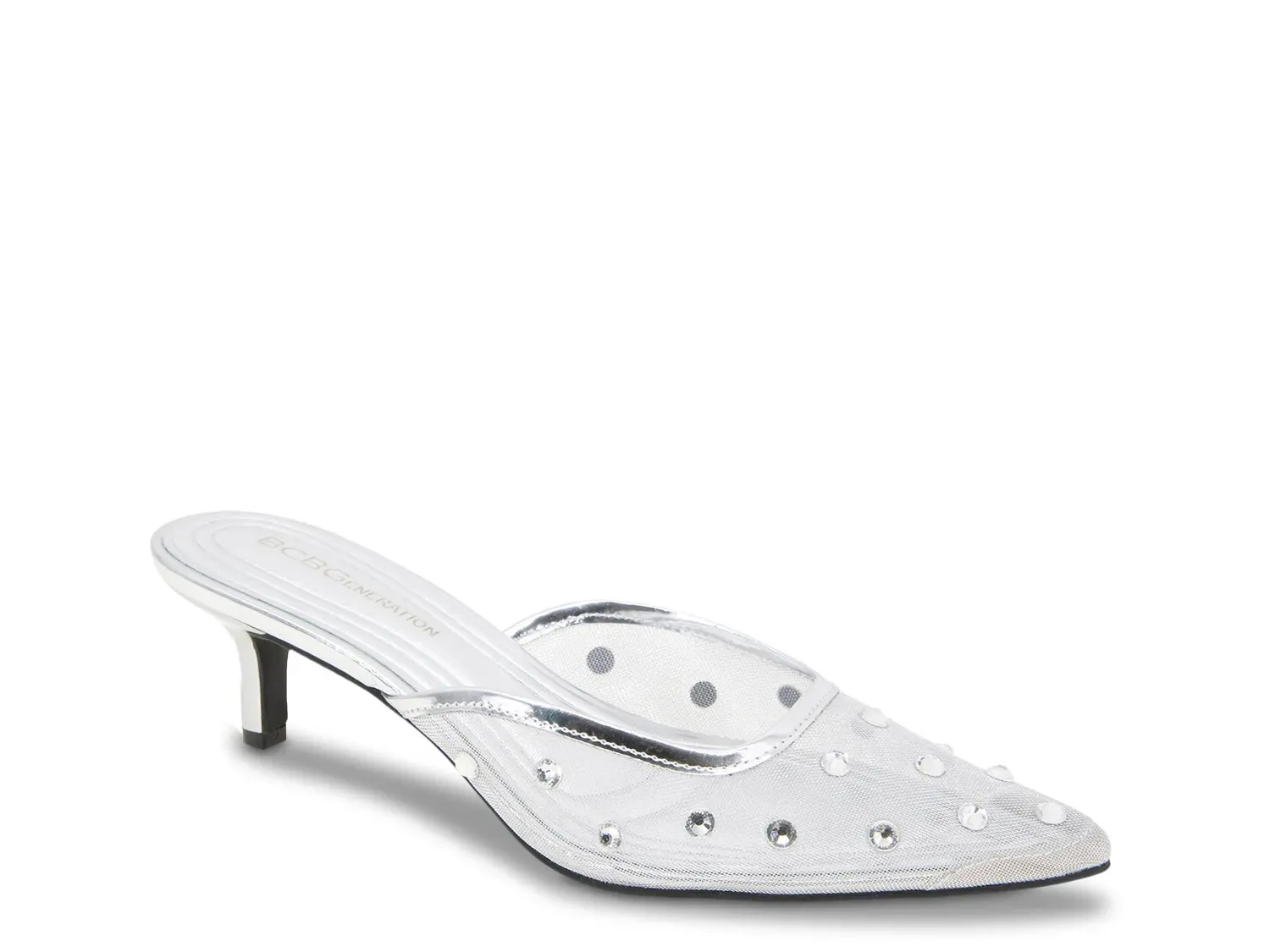 Туфли-лодочки BCBGeneration Dixy Pump, серебристый металлик