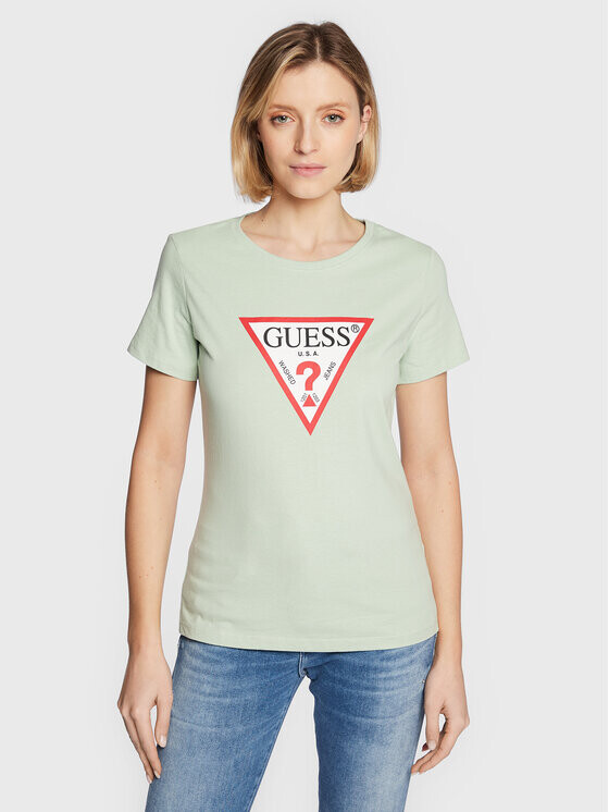 

Футболка стандартного кроя Guess, зеленый