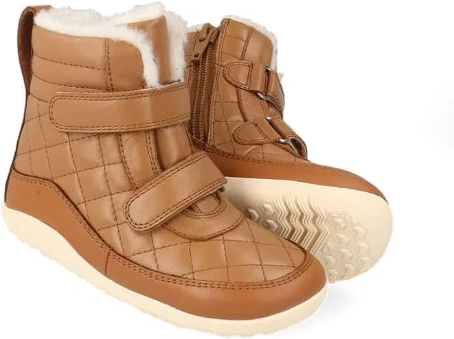 Ботинки Bobux I-Walk Patch Arctic - Hiker - Fluffy Merino Fleece and Quilted Splash-proof Leather Lining, Caramel — фото 2
