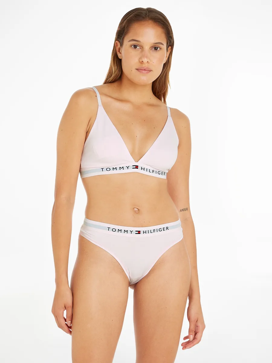 

Трусы нижнего белья Tommy Hilfiger "THONG" с фирменным лейблом Tommy Hilfiger Tommy Hilfiger Underwear, розовый