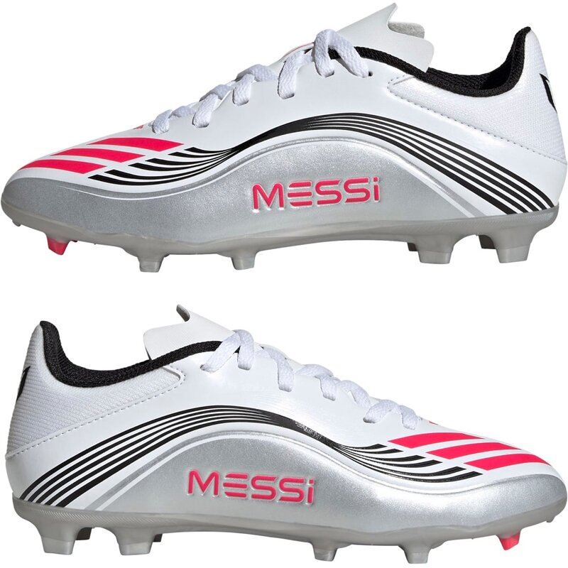 Футбольные бутсы для игры на траве f50 messi league kids fg/mg Adidas, мультиколор — фото 4