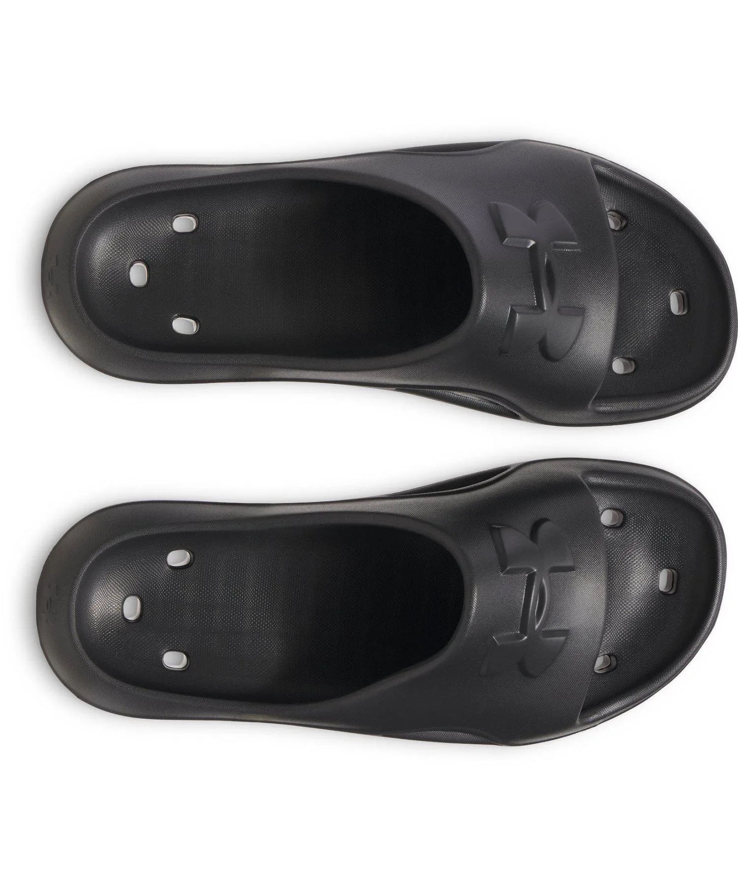 Мужские спортивные сандалии с быстрой сушкой ROCKER 5 SLIDE UNDER ARMOUR черные — фото 3