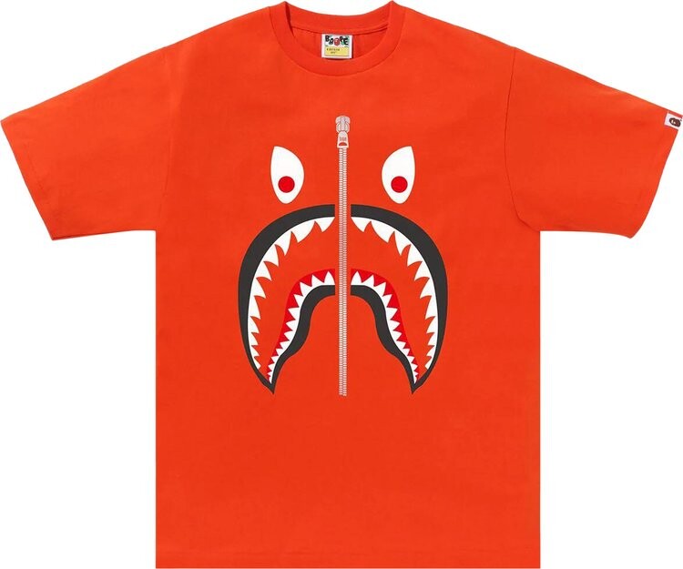

Футболка BAPE Mad Shark 'Orange', оранжевый
