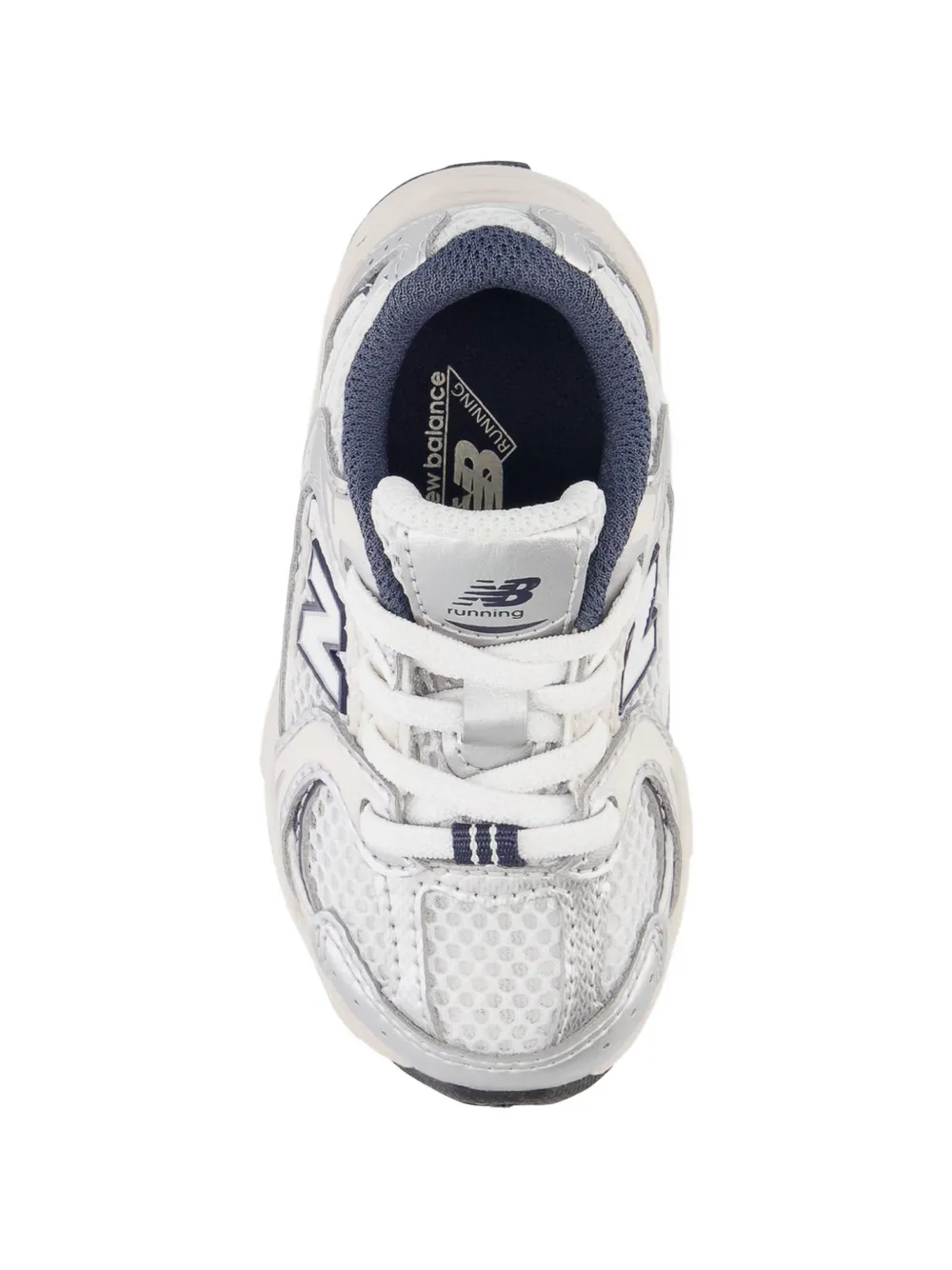 Кроссовки 530 с эластичными шнурками New Balance Kids, белый — фото 3