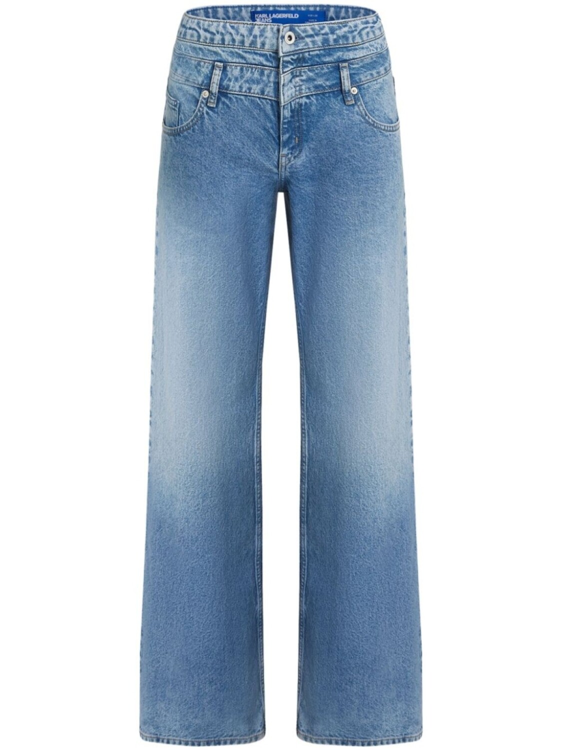 

Karl Lagerfeld Jeans широкие джинсы с заниженной талией, синий