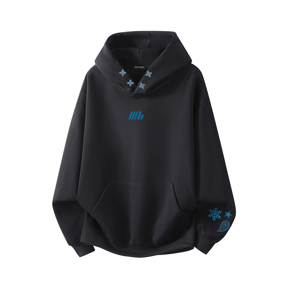 

Толстовка Unisex Hooded Moderate Heavyweight HUANQIU, черный