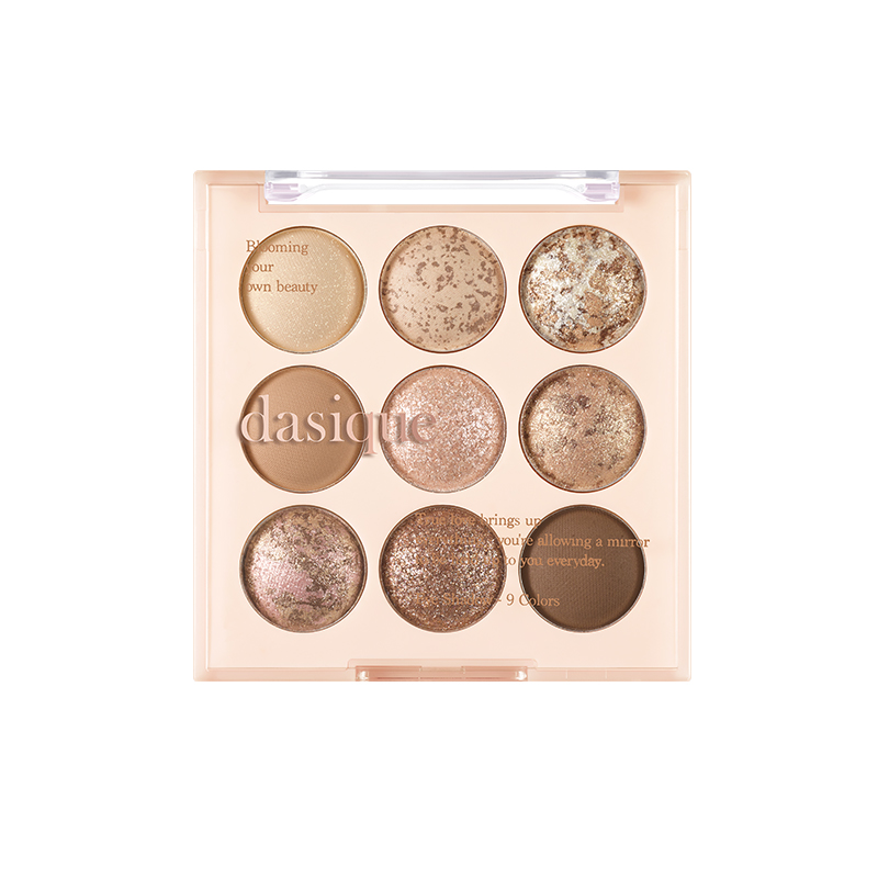 

Dasique Палетка теней для век Ice Cream Collection, девять цветов, пудровая текстура, легко растушевывается, шиммер, естественный тон, 13 г