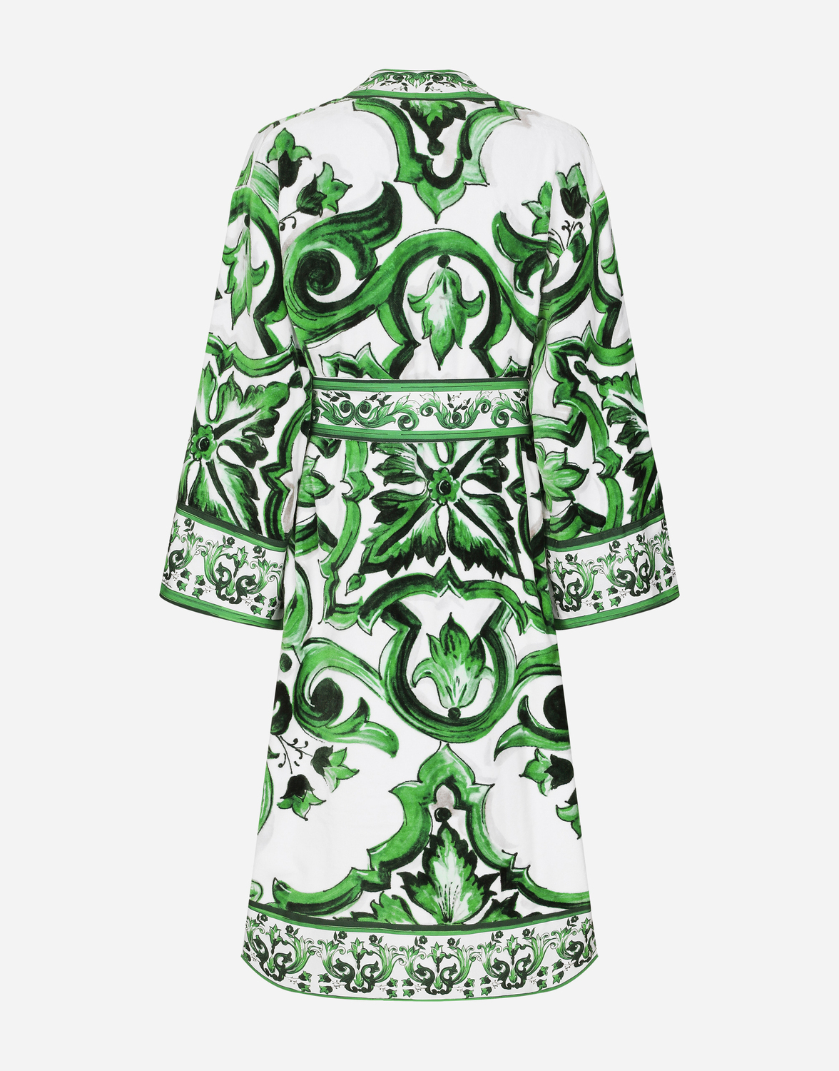 Махровый халат из хлопка Dolce & Gabbana, мультиколор — фото 2