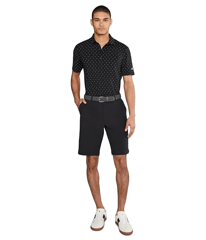 Поло Ultimate365+ Mirco Print Adidas Golf, Black/White — фото 2