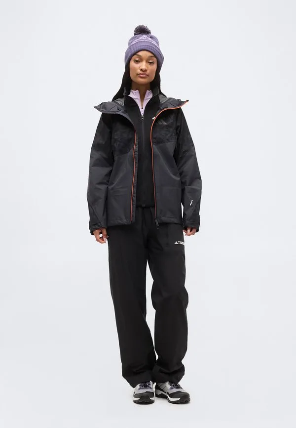 Профессиональная куртка из жесткого материала Adidas Terrex, Black — фото 2