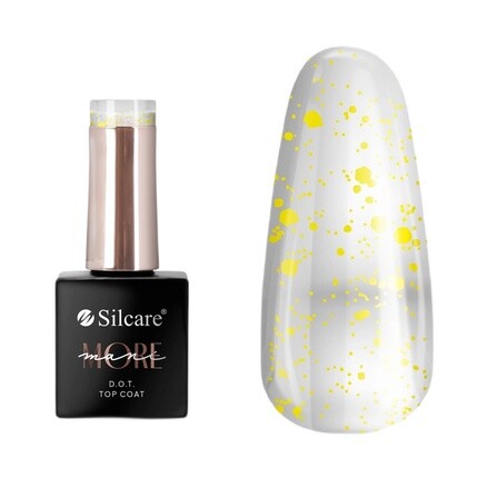 

Верхнее покрытие Mani More Dot для ногтей желтое 10 г Silcare