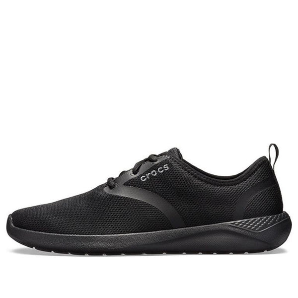 

Кроссовки literide shoes fabric 'black' Crocs, черный