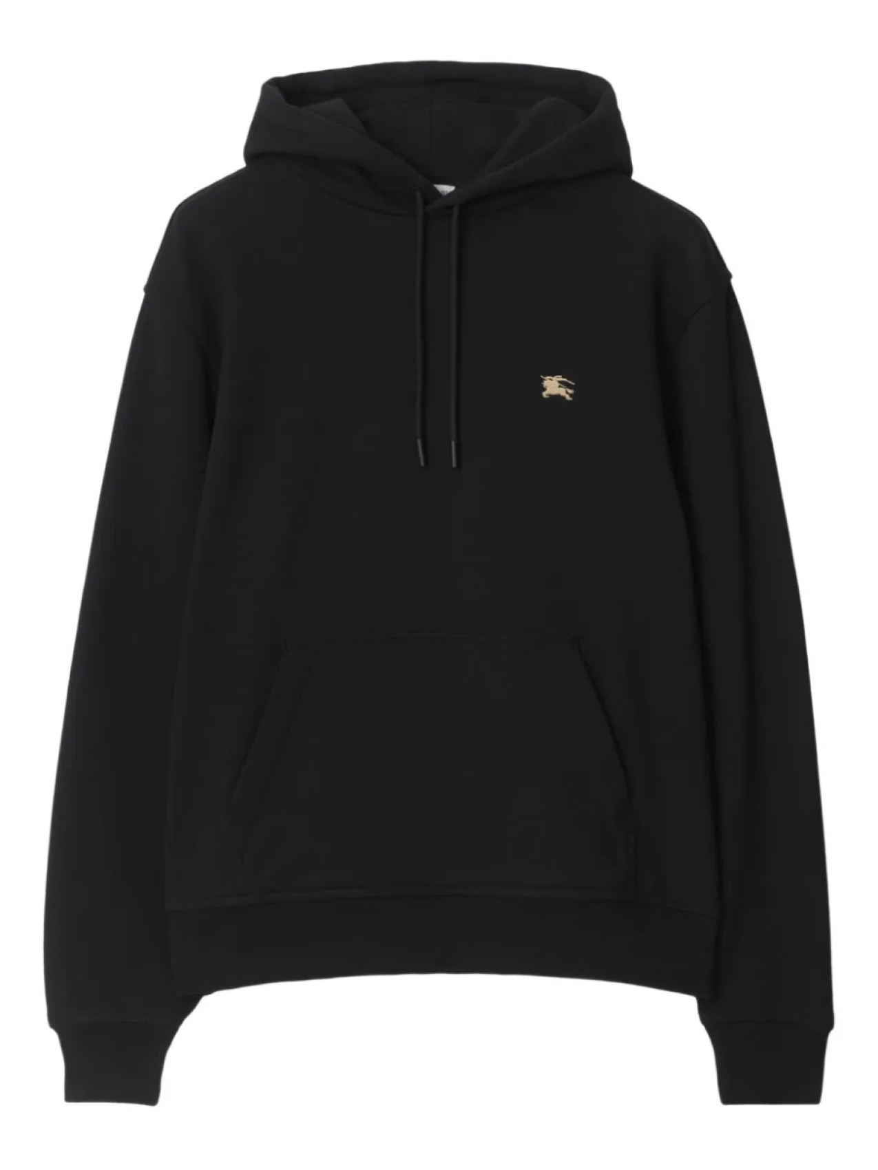 

Хлопковая толстовка с капюшоном Burberry Knight с принтом, черный