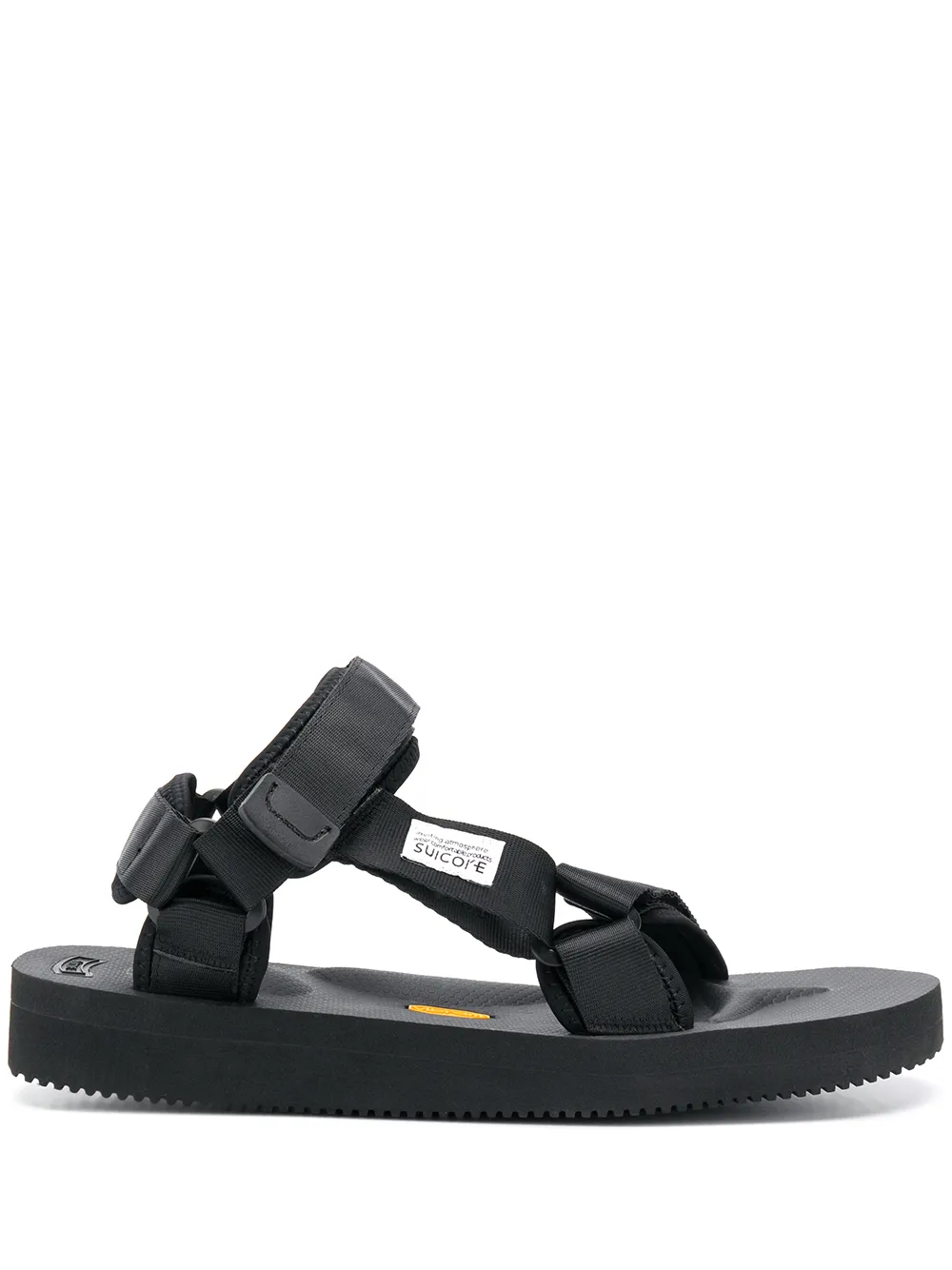 

Сандалии на липучках Suicoke, черный