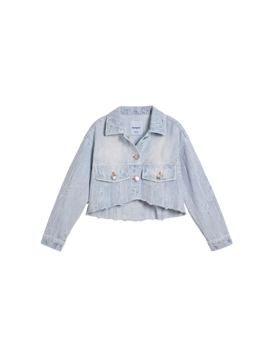 Куртка Desigual Between-Season из синего джинсового материала