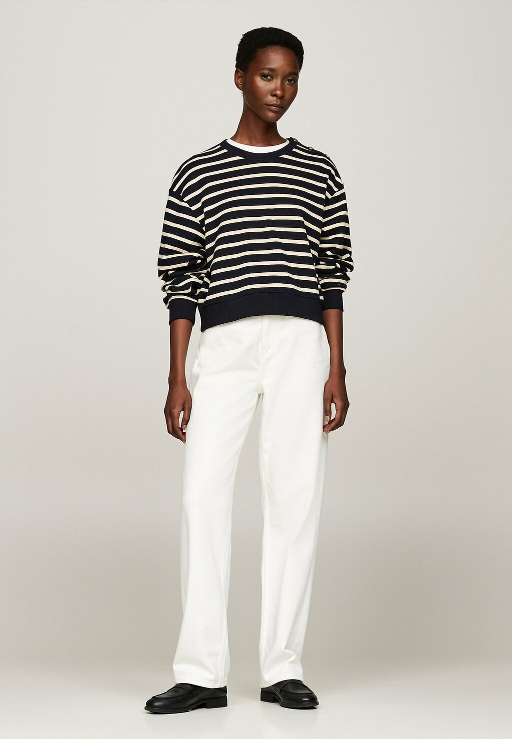 

Джемпер CREW NECK Tommy Hilfiger, бежевый