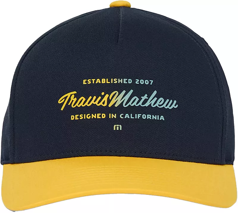

Мужская кепка для гольфа TravisMathew Steep Slope, цвет Total Eclipse