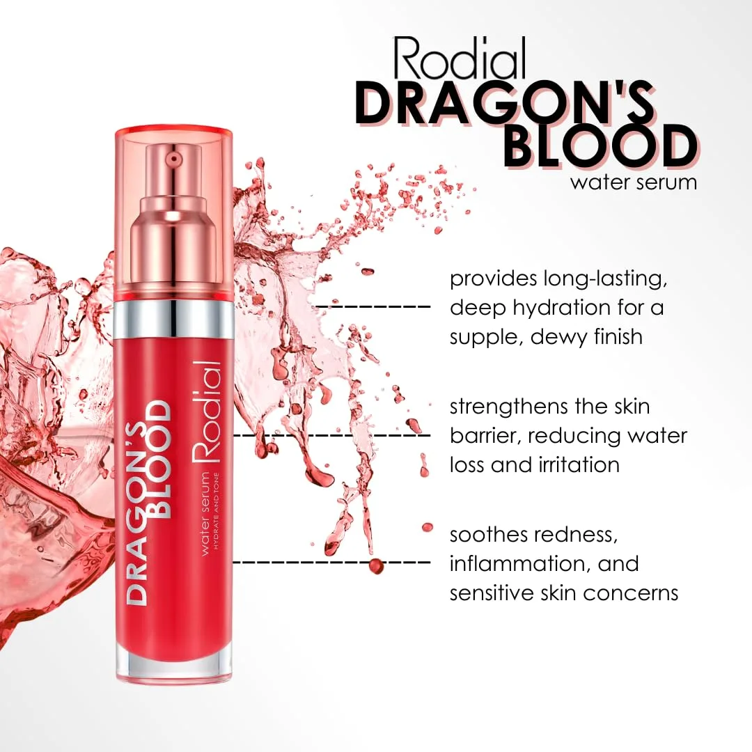 Сыворотка Rodial — Dragon’s Blood Water Serum, легкий увлажняющий и наполняющий для лица с гиалуроновой, 30 мл — фото 3
