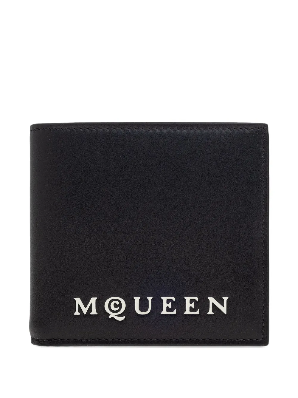 

Складной кошелек с логотипом Alexander McQueen, черный