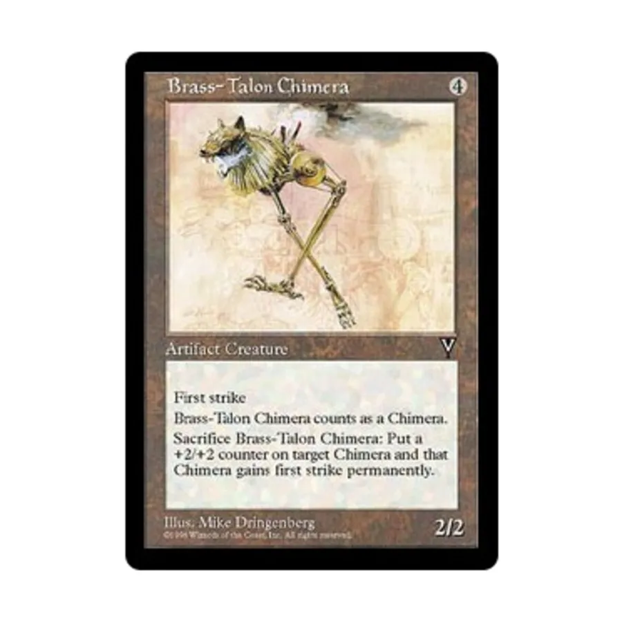 

CCG Химера Латунного Когтя (U), MTG - Visions