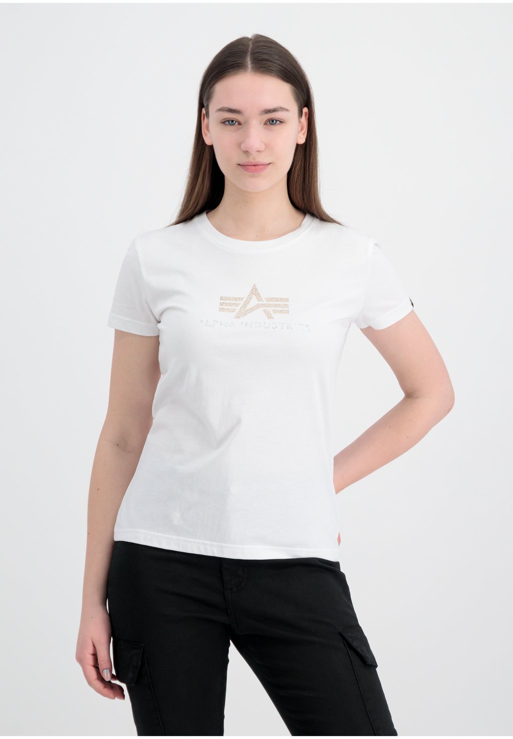 

Рубашка с принтом CRYSTAL Alpha Industries, белый