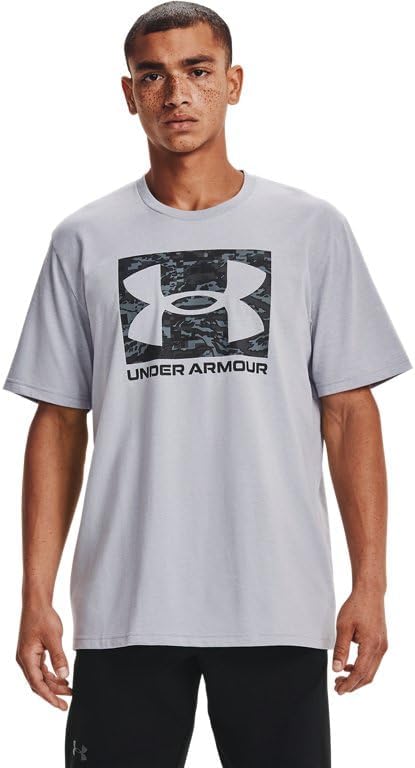 

Мужская спортивная футболка Under Armour Colorblock, Mod Gray Light Heather/Black, Черный, Мужская спортивная футболка Under Armour Colorblock, Mod Gray Light Heather/Black