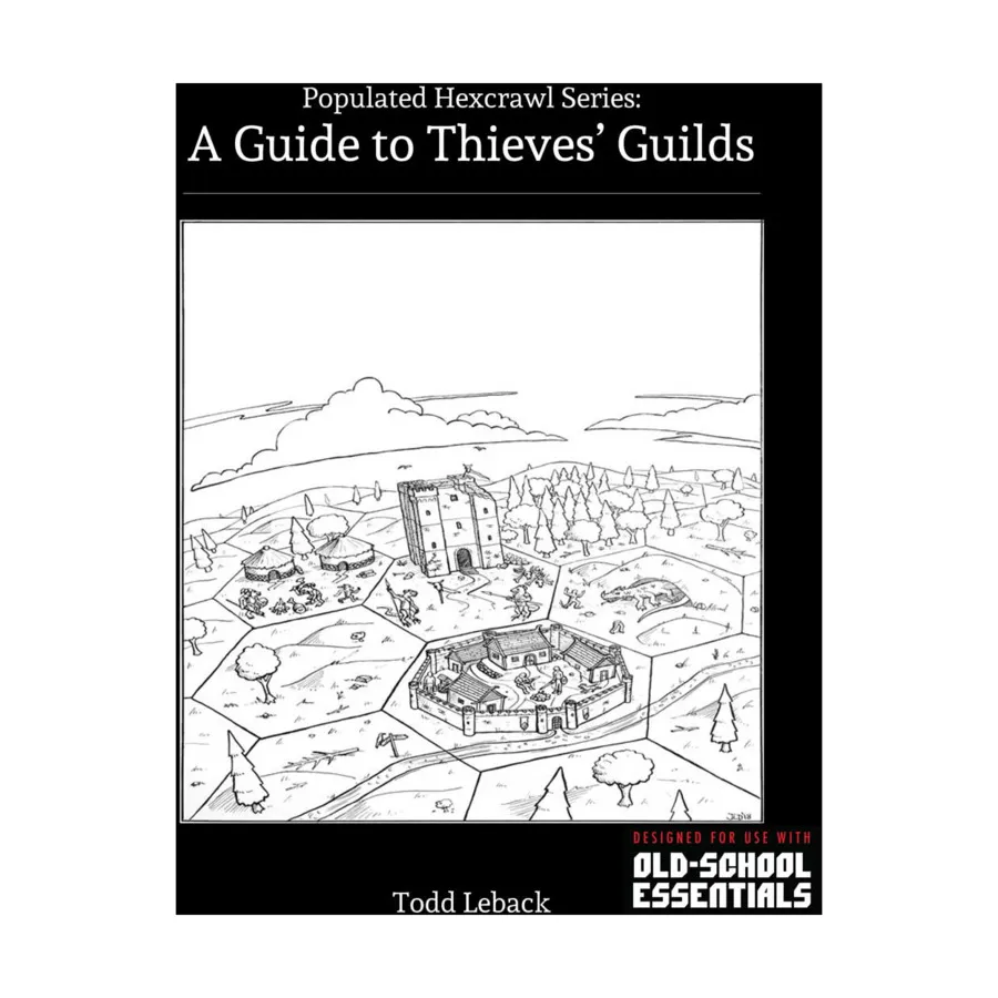 

Guide to Thieves' Guilds, A, Populated Hexcrawls, твердый переплет