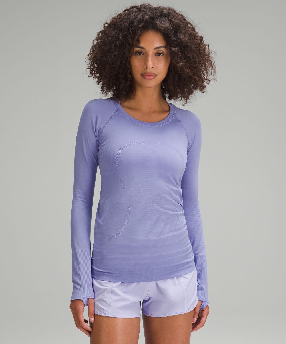 

Рубашка с длинным рукавом Swiftly Tech 2.0 Lululemon, лавандовый