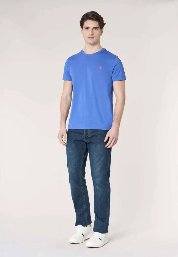 Простая футболка с круглым вырезом U.S. Polo Assn., Blu — фото 2